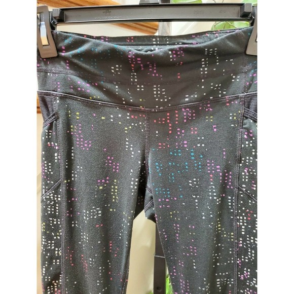 Athleta Women's Black Polyester Pull On Comfort Waist Athleticwear Leggings 2XS - Picture 3 of 11